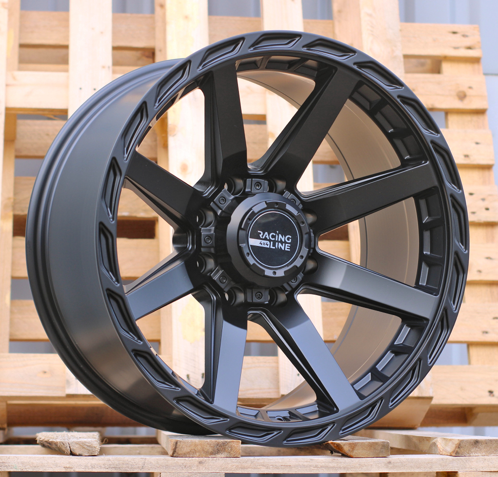 R20x10  8X165.1  ET  M18  125.2  A8917  Black Half Matt (BLHM)  For 4X4  (P)