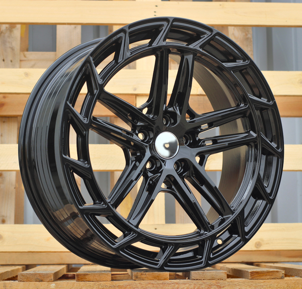 R20x8.5  5X108  ET  40  67.1  HF5187  Black (BL)  For RACIN  (Z3)  (HYBRID FORGED Vossen Style)