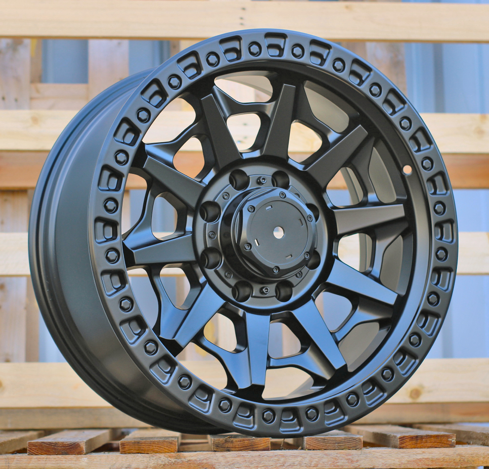 R20x9  8X165.1  ET  1  130  B1721  Black Half Matt (BLHM)  For 4X4  (Z1)