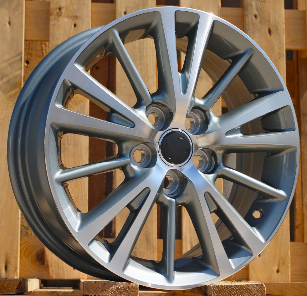 R16x6.5  5X100  ET  39  54.1  L1051  (IN0099)  Grey Polished (MG)  For TOYOT  (A)