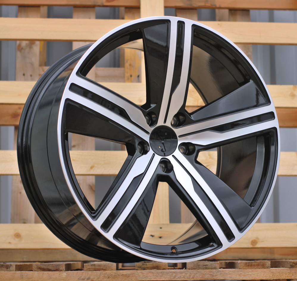 R22x11  5X130  ET  47  66.5  I5664  Black Polished (MB)  For PORCH  (A)  (NEW Macan II (XAB) Rear+Front)