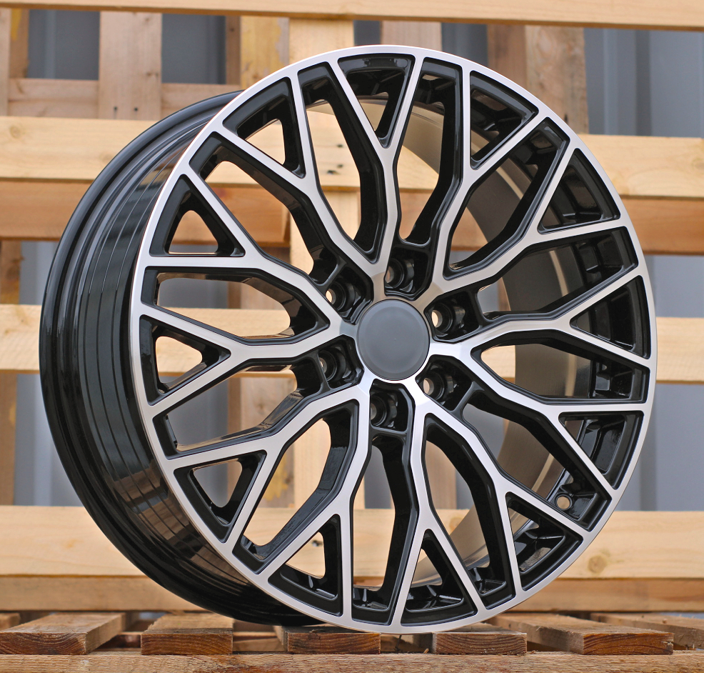 R18x8  6X120  ET  50  74.6  HF2125  Black Polished (MB)  For FORD  (Z3)  (HYBRID FORGED (max 1050kg))