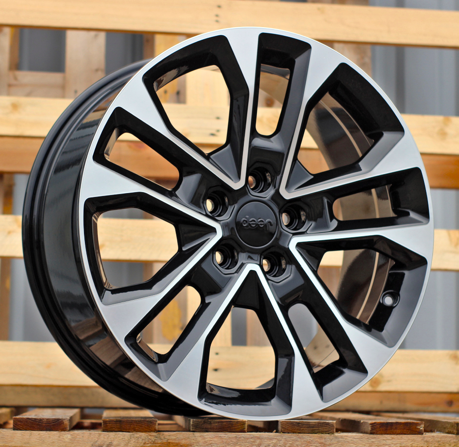 R20x8.5  5X127  ET  50  71.5  A5914  Black Polished (MB)  For JEEP  (P)