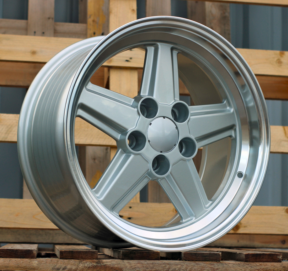 R17x8  5X112  ET  19  66.6  FD5938  Silver+Polished Lip (SP)  For MER  (P)  (Rear+Front)
