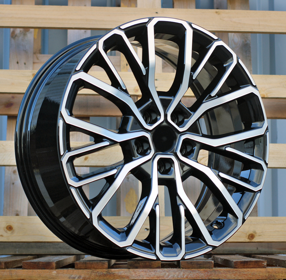 R21x9  5X127  ET  50  71.5  A1448  Black Polished (MB)  For JEEP  (P)