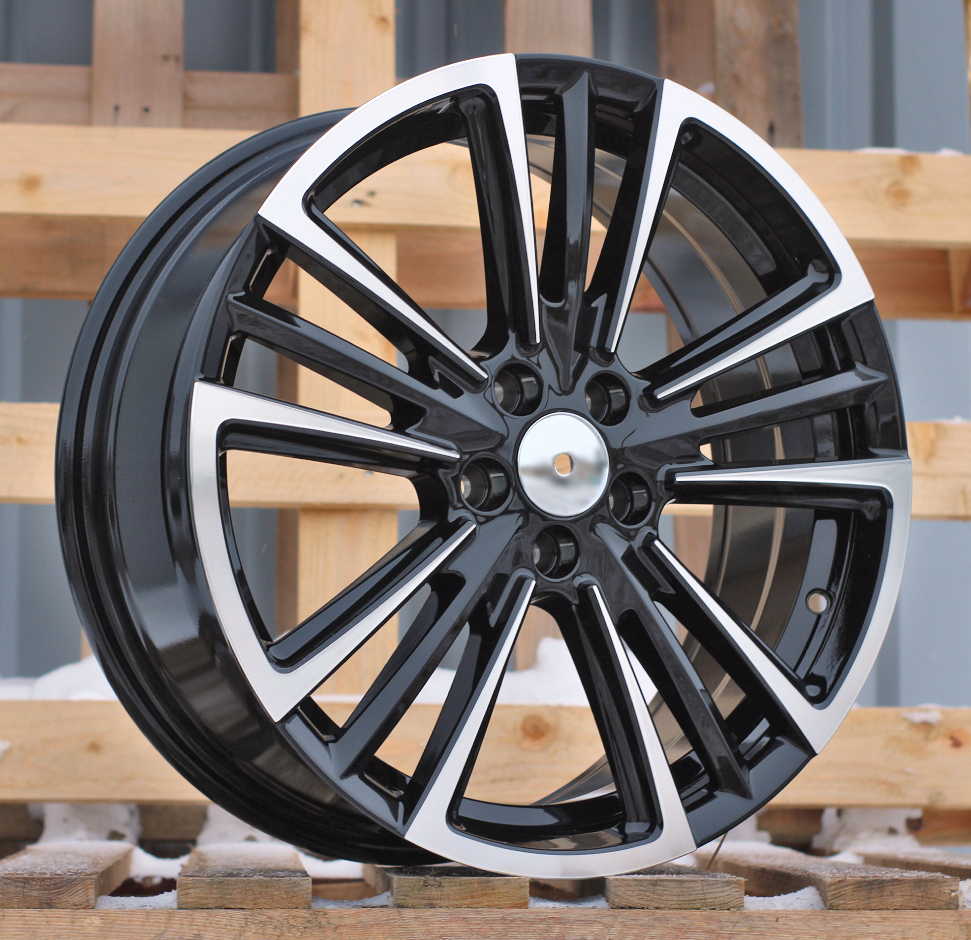 R17x7  5X100  ET  47  57.1  Y1257  Black Polished (MB)  For SEAT  (Z7)