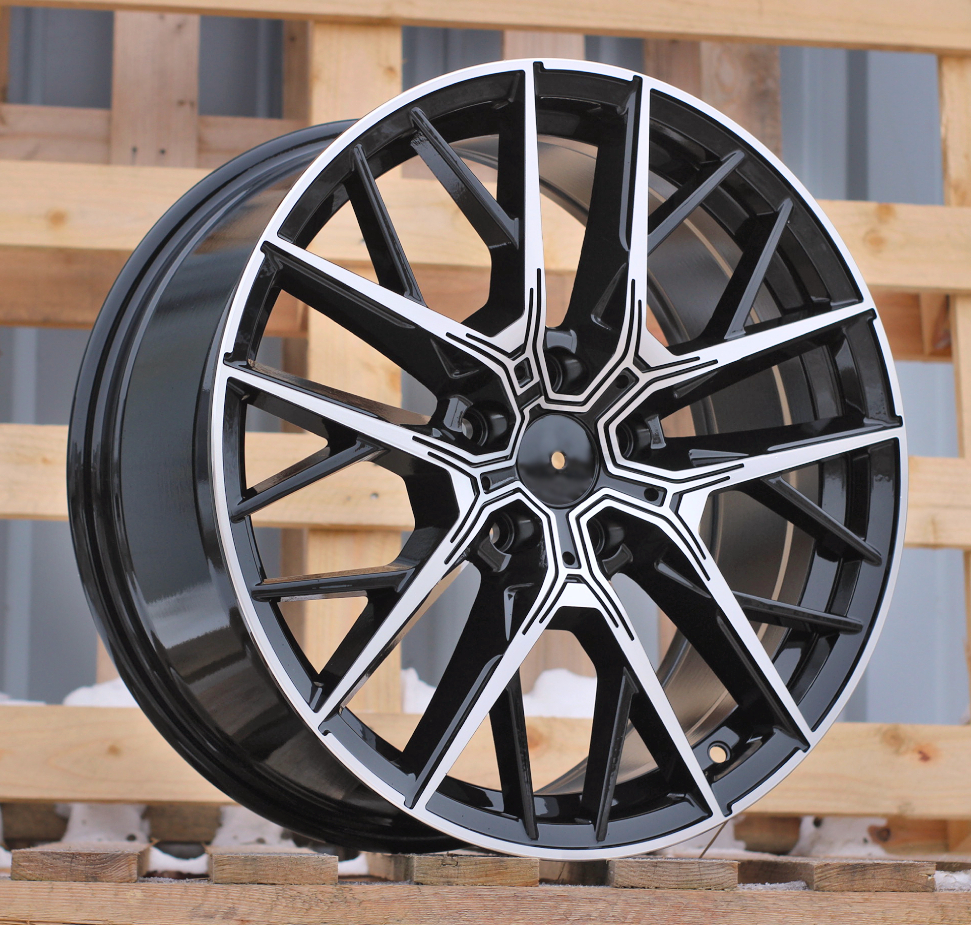 R17x7.5  5X112  ET  28  66.6  H5080  (A5593)  Black Polished (MB)  For BMW  (P)