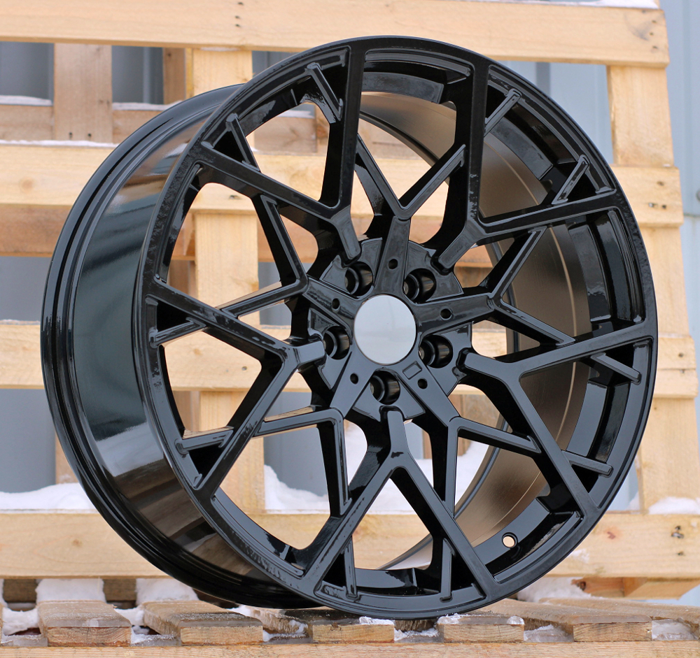 R20x8.5  5X112  ET  26  66.6  B1383  Black (BL)  For BMW  (Z2)  (Rear+Front)