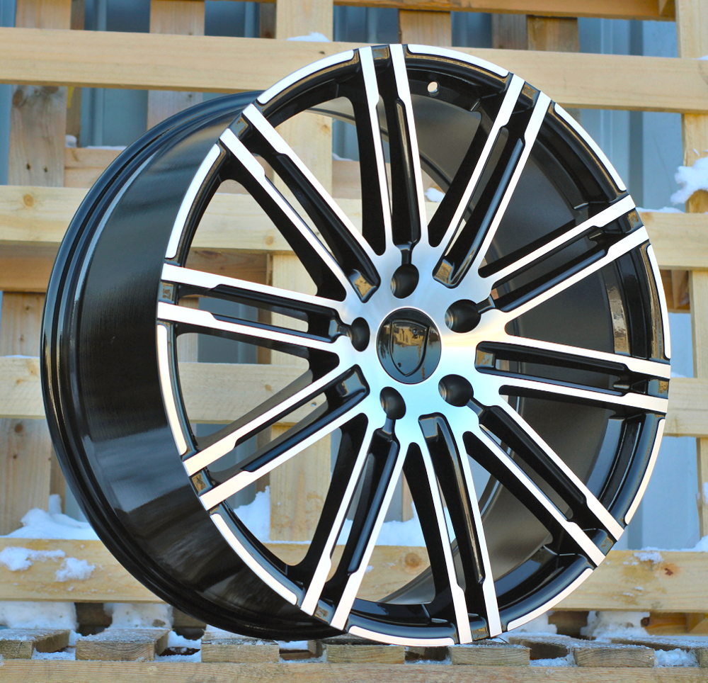 R22x10  5X130  ET  50  71.6  B1026  (C396)  Black Polished (MB)  For PORCH  (Z6)