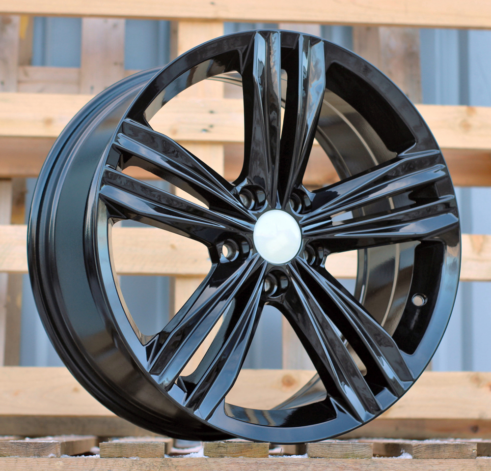 R16x7  5X112  ET  43  57.1  B5293  Black (BL)  For VW  (D2+K2)