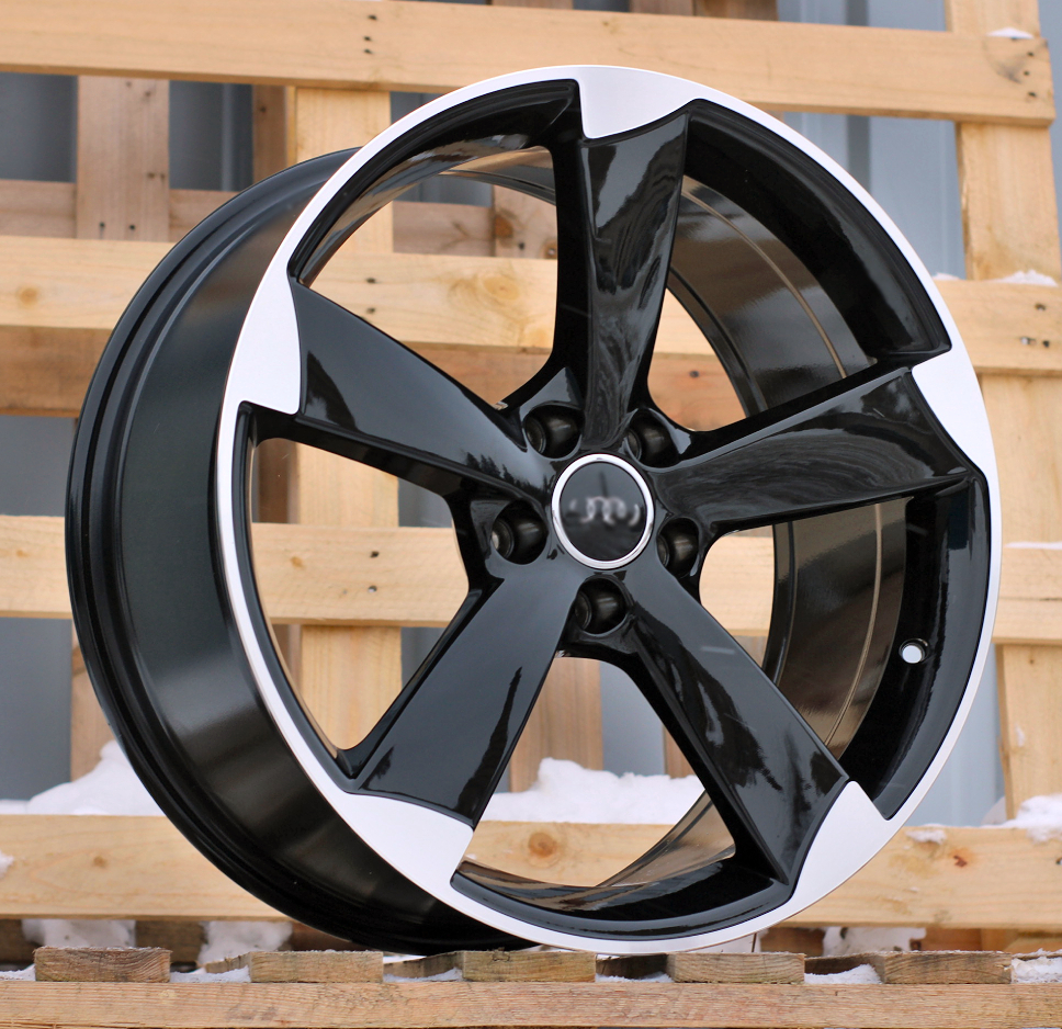 R16x7.5  5X112  ET  45  66.5  BK217  Black Polished (MB)  For AUD  (L1)