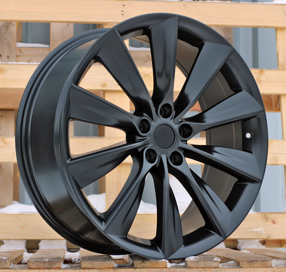 R21x8.5  5X120  ET  40  64.1  B1385  Black Half Matt (BLHM)  For RACIN  (Z3+Z2)  (TESLA Front+Rear)