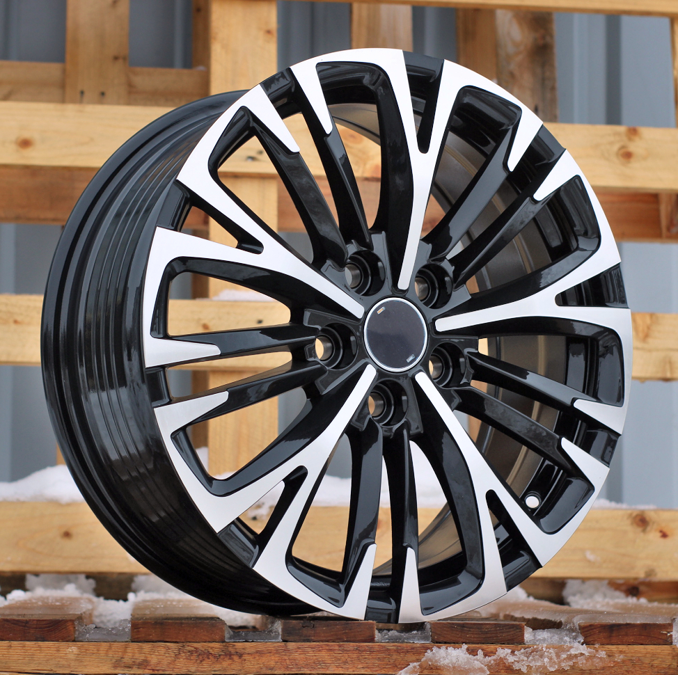 R18x7  5X114.3  ET  50  60.1  IN3515F  Black Polished (MB)  For TOYOT  (Z7)  (HYBRID FORGED Yaris Cross)