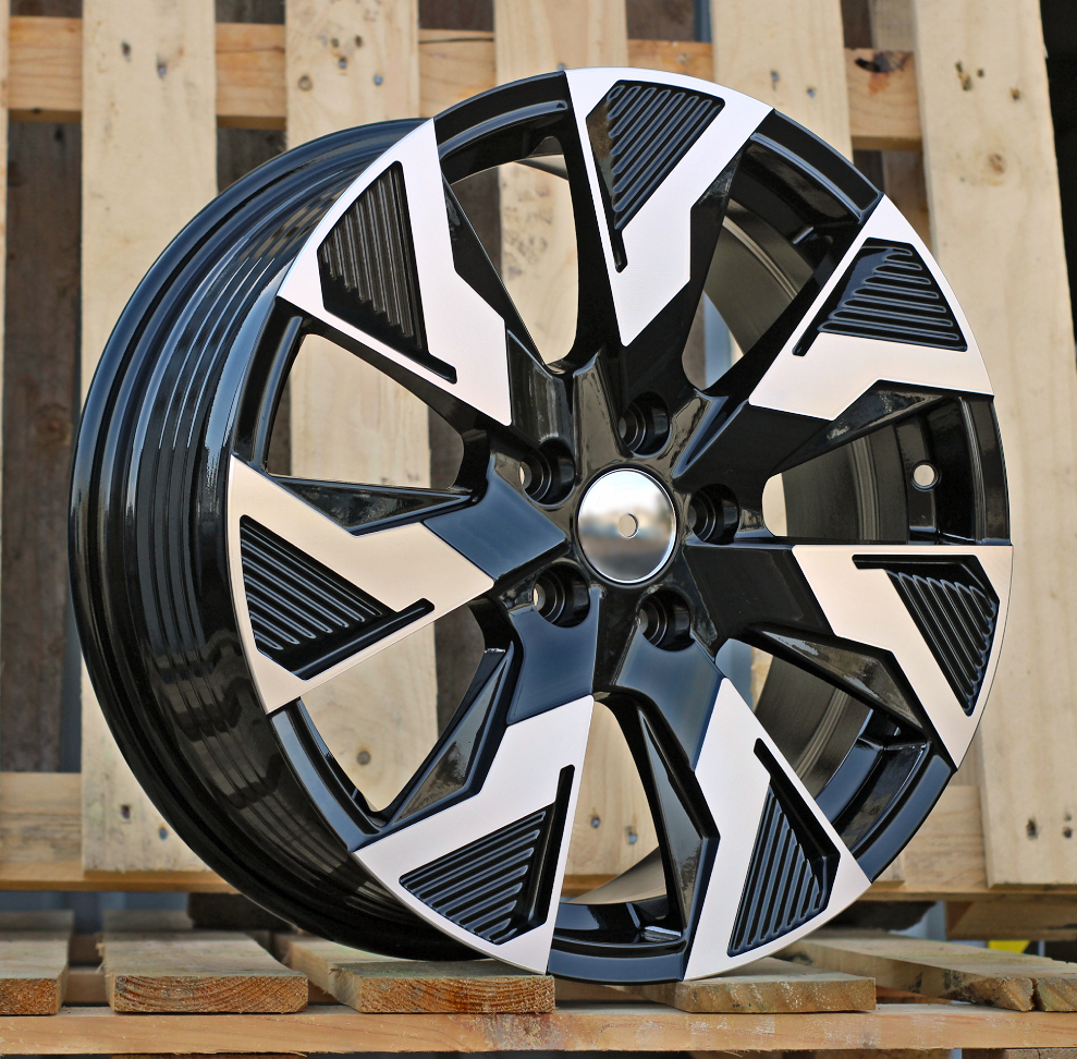 R17x7  5X114.3  ET  45  66.1  IN3521F  Black Polished (MB)  For RACIN  (M)  (HYBRID FORGED (max 1250kg))