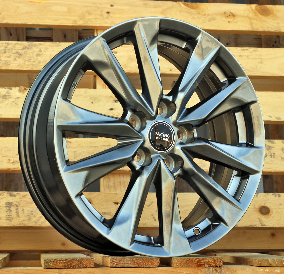 R17x6.5  5X114.3  ET  35  60.1  H3341F  Hyper Black (HB)  For TOYOT  (M)  (HYBRID FORGED)