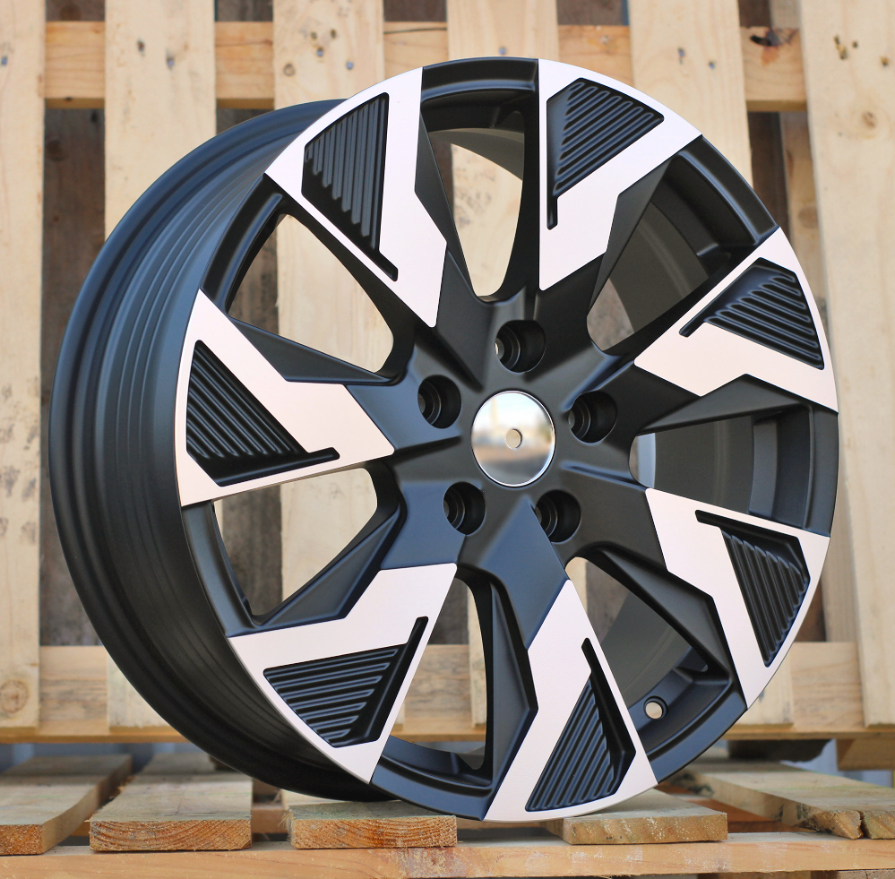 R17x7  5X114.3  ET  45  66.1  IN3521F  Black Polished Half Matt (MBHM)  For RENAU  (M)  (HYBRID FORGED (max 1250kg))