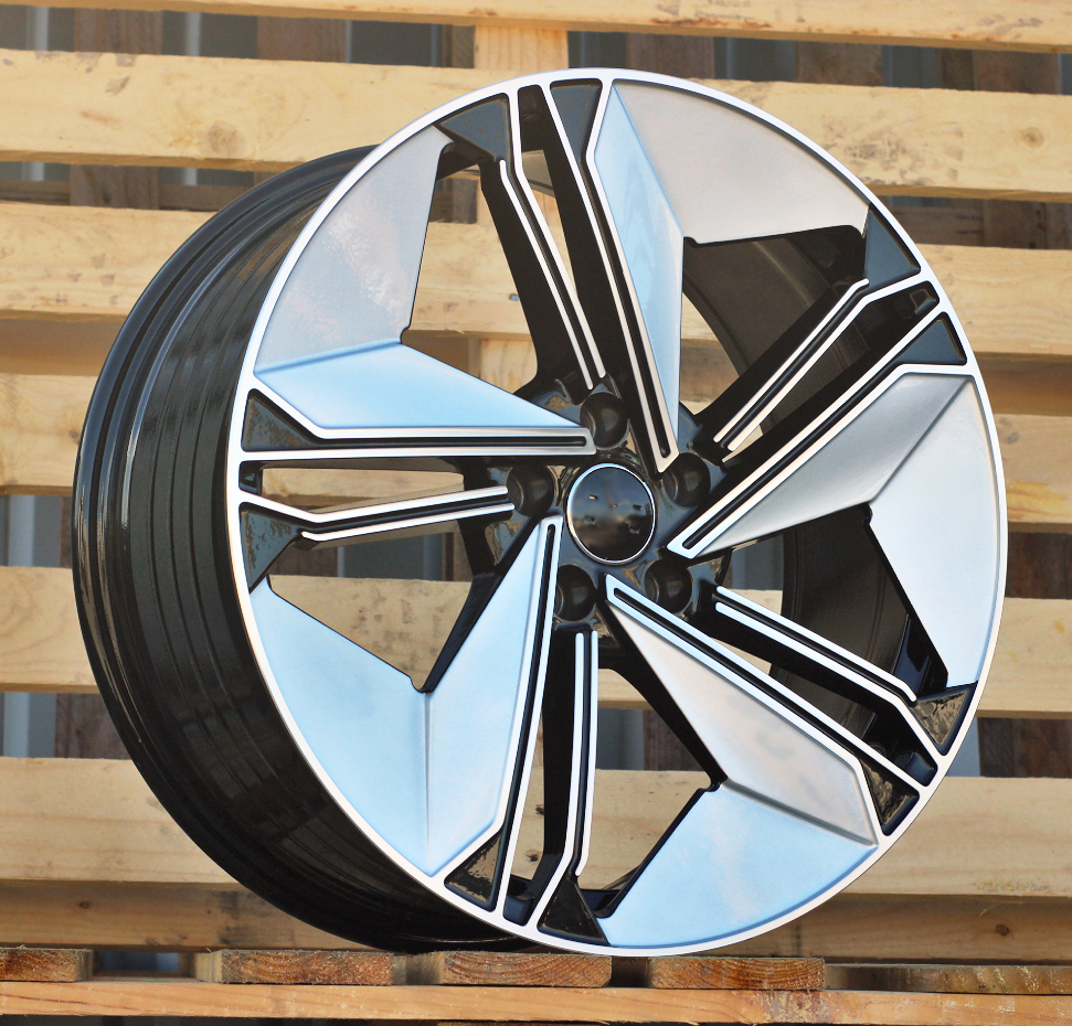 R19x8.5  5X112  ET  35  66.56  FBX334  Silver Shining+Black (SSBL)  For AUD  (Z5)  (HYBRID FORGED)