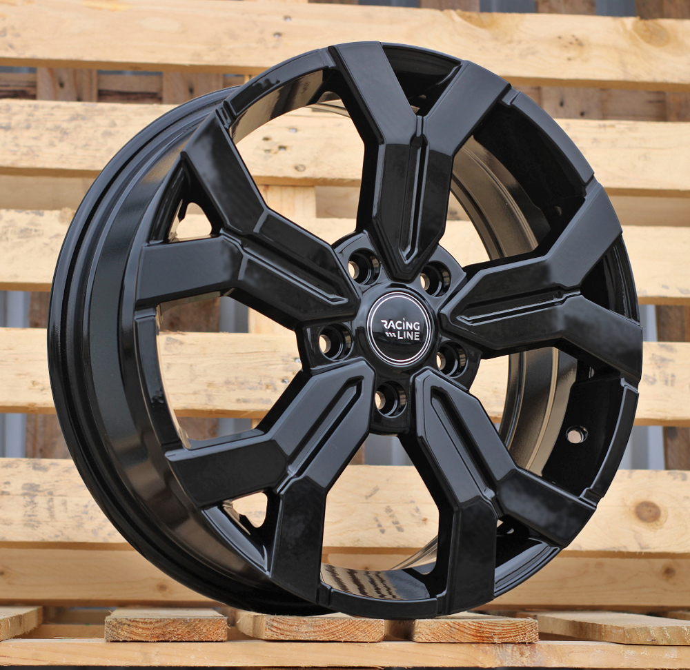 R17x6.5  5X114.3  ET  50  66.1  B1110  Black (BL)  For DACIA  (L4+P)
