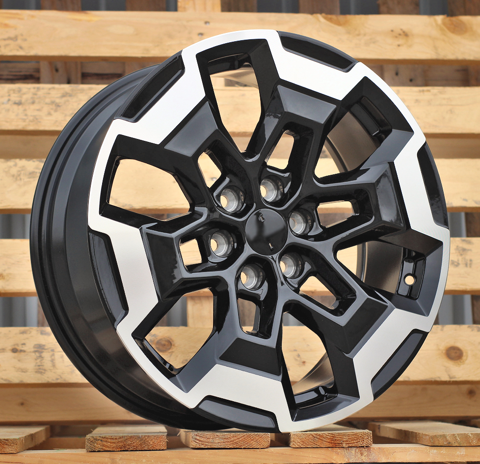 R18x7.5  6X114.3  ET  30  66.1  L2279  Black Polished (MB)  For 4X4  (K3)