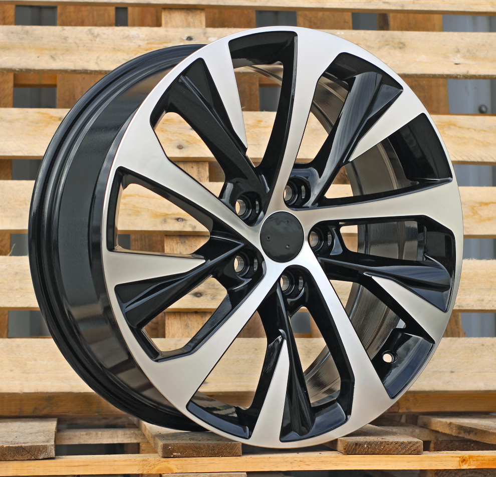 R18x7.5  5X114.3  ET  40  60.1  B5757  Black Polished (MB)  For LEX  (Z4)