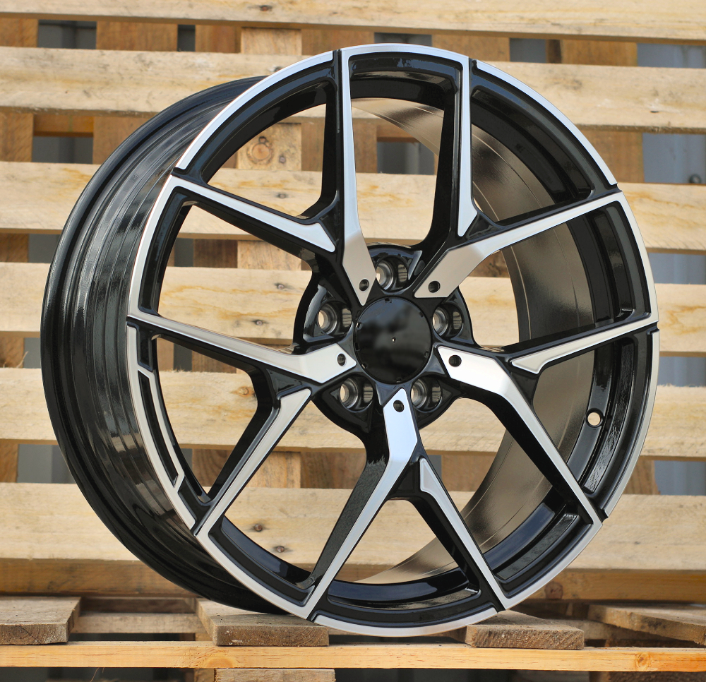 R18x8  5X112  ET  43  66.6  XE137  (YF5726)  Black Polished (MB)  For MER  (Z3)  (HYBRID FORGED)