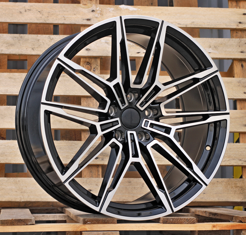 R19x8  5X112  ET  27  66.6  I0294  (FBX164)  Black Polished (MB)  For BMW  (Z5+M)  (HYBRID FORGED)