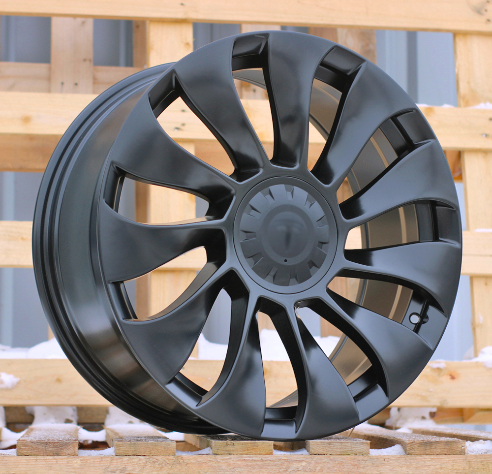 R20x9  5X114.3  ET  34  64.1  YS214  (IN0352)  Black Half Matt (BLHM)  For TESLA  (M)  (HYBRID FORGED (Model 3))
